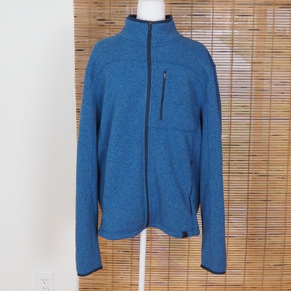 L.L. Bean Other - L.L.Bean Men's Sweater Fleece Full-Zip Jacket‎ Size Large Blue Heather Outdoor